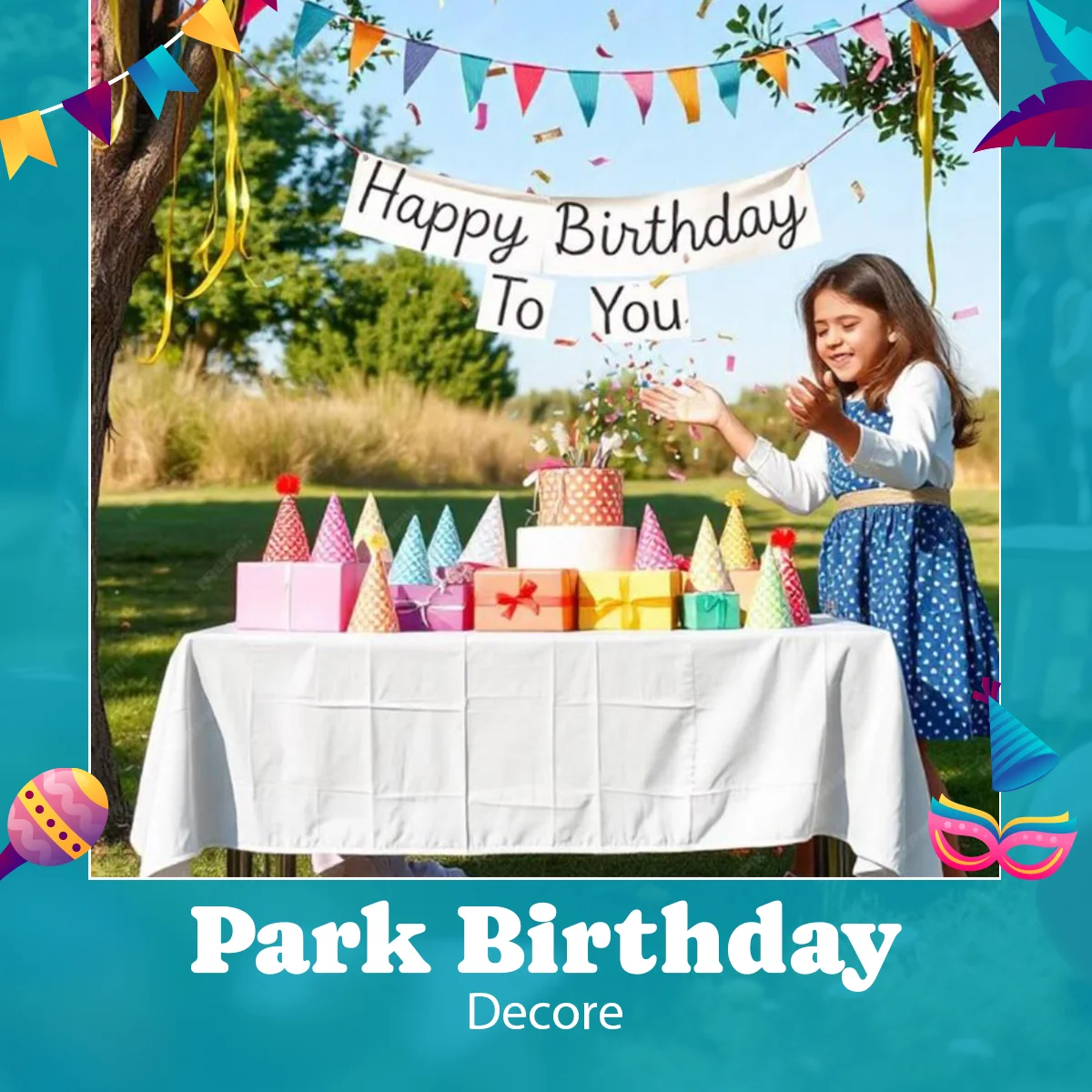 Park Birthday Party Decor