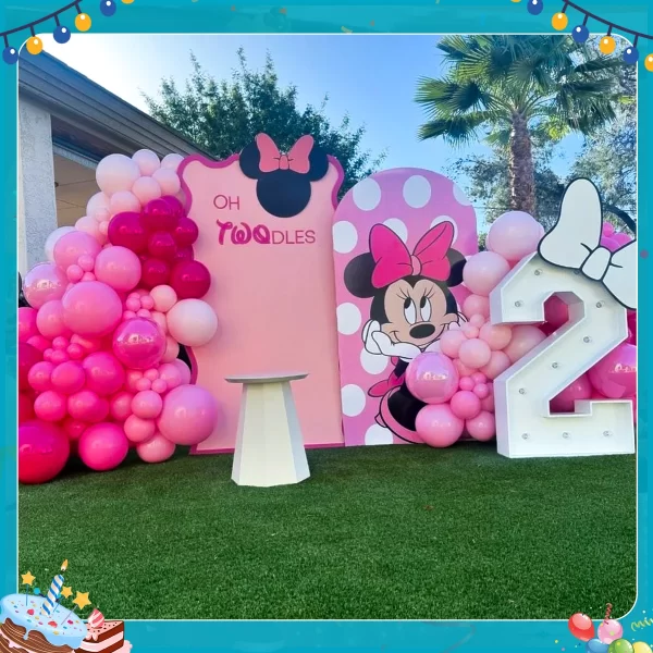 Minnie Mouse Theme Birthday Decor