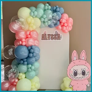 Labubu Birthday Balloon Decor