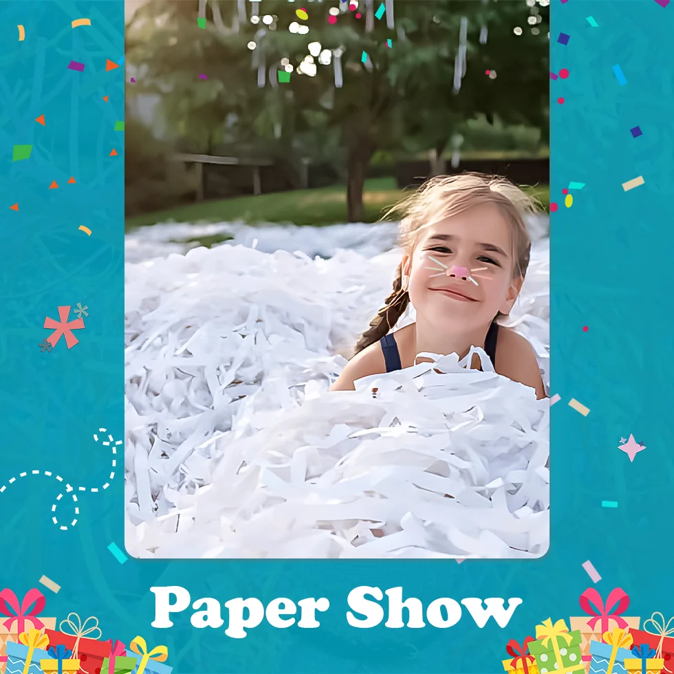 Kids Paper Show Artist – Interactive 50-Minute Fun Show